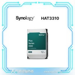 Synology HAT3310-12T 12TB 3.5吋 PLUS系列 NAS專用硬碟