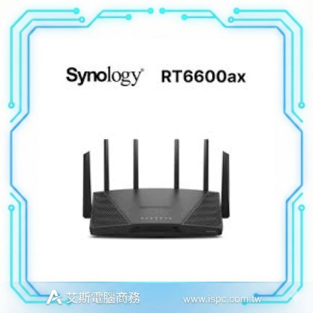Synology RT6600ax 三頻 Wi-Fi 6 路由器