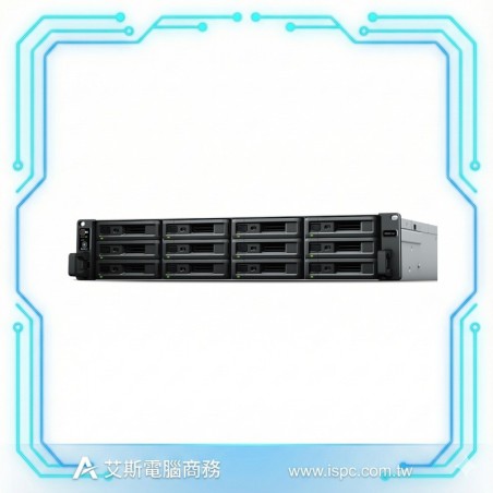 Synology RackStation RS3621xs+ Xeon D-1541/8GB DDR4 ECC/12-Bay Rackmount NAS (Diskless)