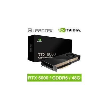 Leadtek NVIDIA RTX 6000 Ada 48GB GDDR6 工作站繪圖卡