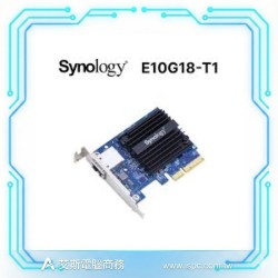 Synology E10G18-T1 10GbE PCIe 單埠網路卡