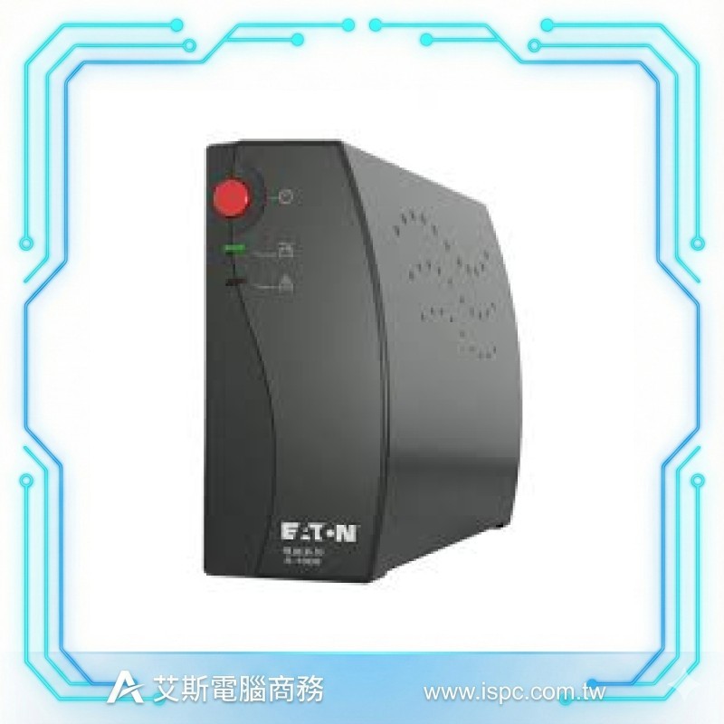 EATON 伊頓 A-1000 離線式不斷電系統(9400-6091TW1/黑) 1KVA