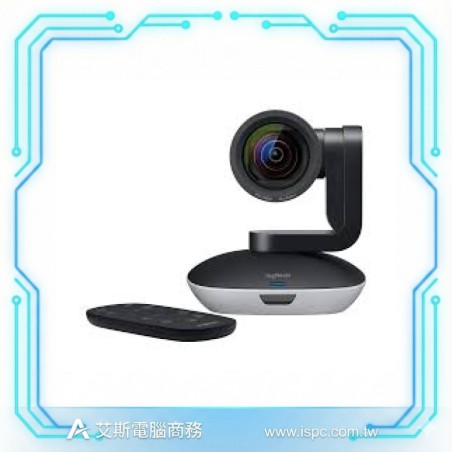 羅技 PTZ Pro 2 視訊會議攝影機與遙控器