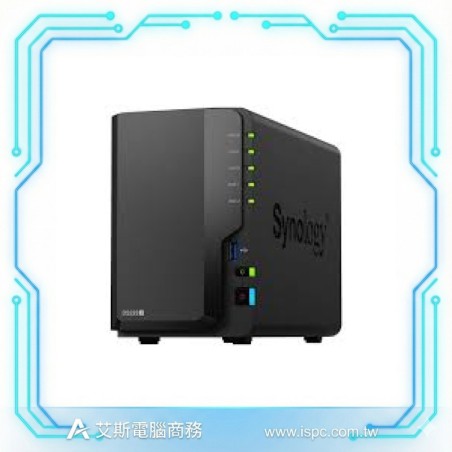 Synology DiskStation DS225+ 2GB 無硬碟 網路儲存伺服器 (Intel Celeron J4125/2GB DDR4/0TB/DSM)