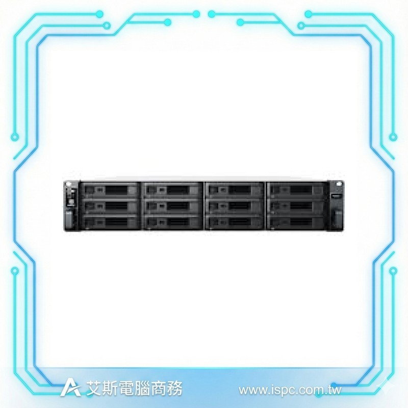 Synology RS2423+ 機架式網路儲存伺服器 (2U)